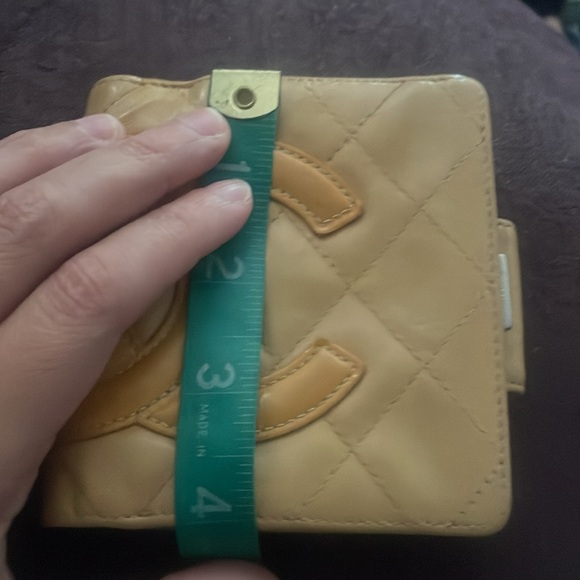 Chanel Cambon Yellow 💛CC Quilt Kisslock Wallet 💛 - Picture 15 of 15